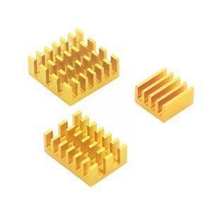 Gold Color Raspberry Pi 4b Pi4 Radiator Heatsink Heat Sink