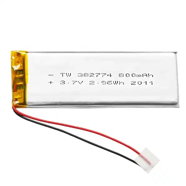 3.7v 800mah Battery Rechargeable Lithium Polymer Ion Battery Tw382774
