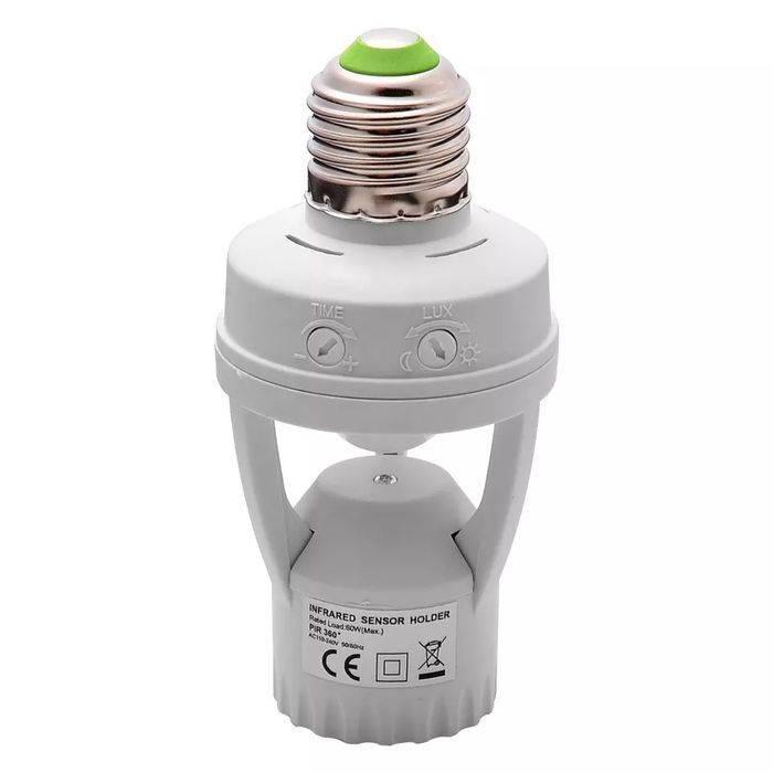 360 Degree Pir Induction Motion Sensor Blub Holder