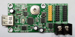Bx-u2l P10 Led Signs Control Card, P10 Display Module Control Card, Single & Double Color Advertising Led Panel Controller