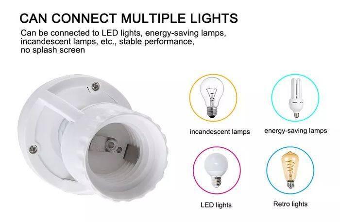 360 Degree Pir Induction Motion Sensor Blub Holder