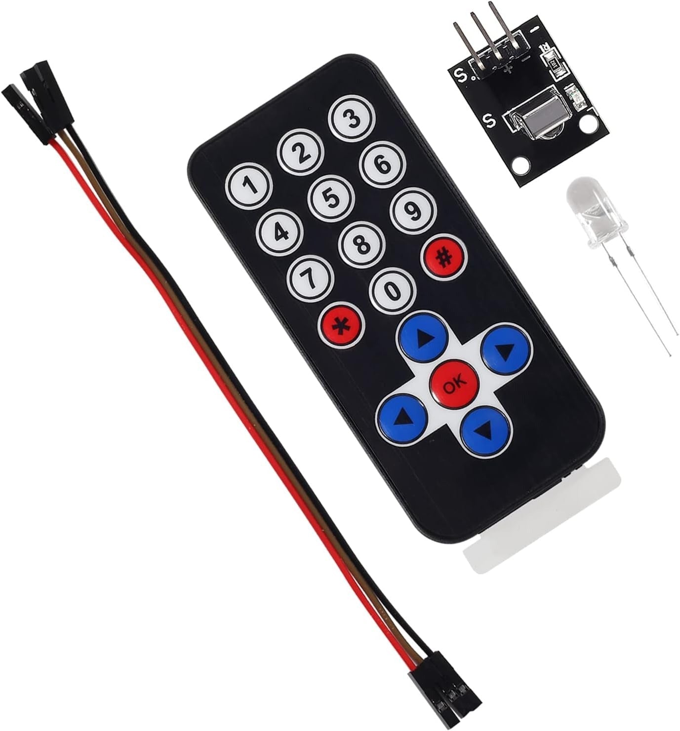 Hx1838 Infrared Receiver Module Nec Code Compatible – Ir Remote Sensor