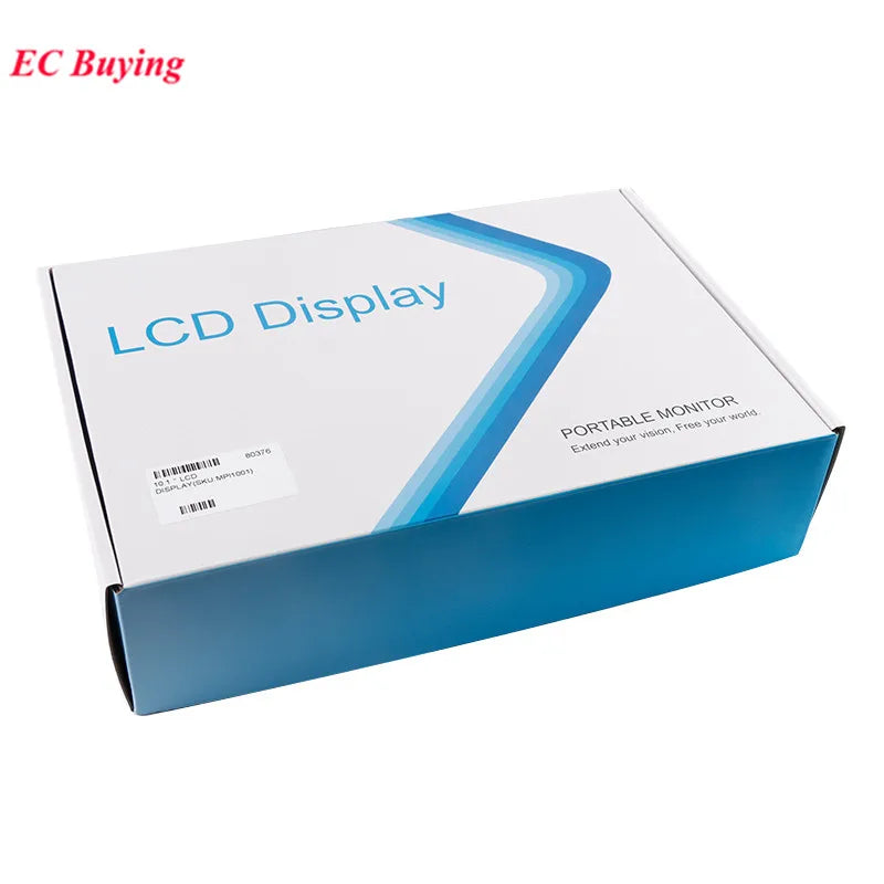 10.1" 10.1 Inch Hdmi Lcd Display Module Capacitive Touch Screen 1024x600 Ips Hd Full Viewing Angle With Raspberry Pi B 3b+/4b