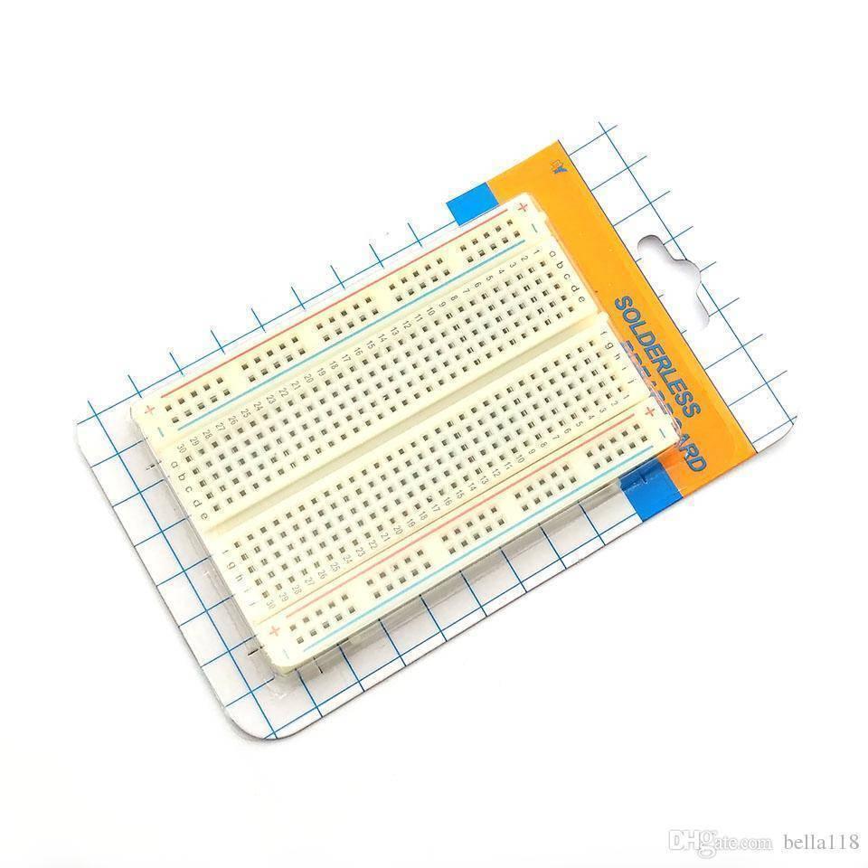 400 Tie Points Half Size Solderless Breadboard Solder Less Breadboard Prototyping Board