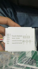 On Demand  Handy Dc12v 5a 60w Single Button Mirror Touch Sensor Switch With Time Temperature Display Screen Touch Sensor Switch For Mirrors