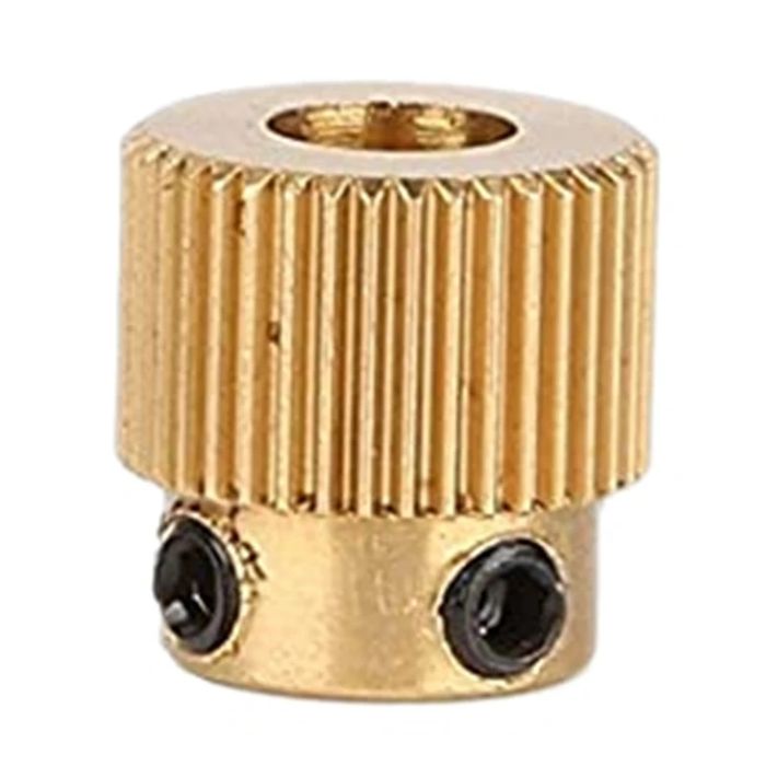 40 Tooth Gear Brass Extruder Wheel Gear for Printer Cr-10 Cr-10S S4 S5 Ender 3 Pro