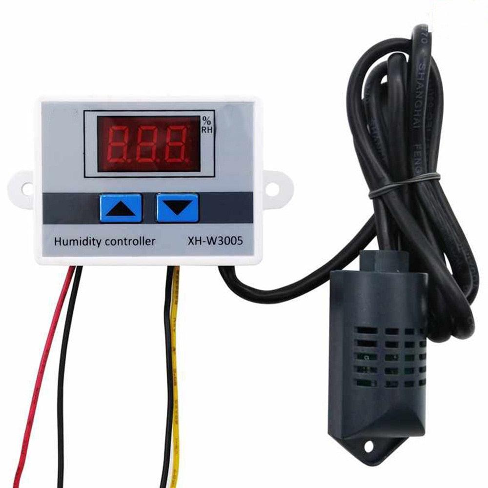Digital Humidity Controller Xh-w3005 Adjustable 220v 10a Hygrometer Switch Controller