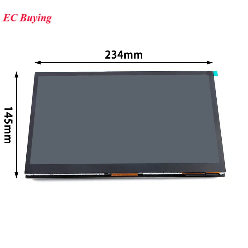 10.1" 10.1 Inch Hdmi Lcd Display Module Capacitive Touch Screen 1024x600 Ips Hd Full Viewing Angle With Raspberry Pi B 3b+/4b