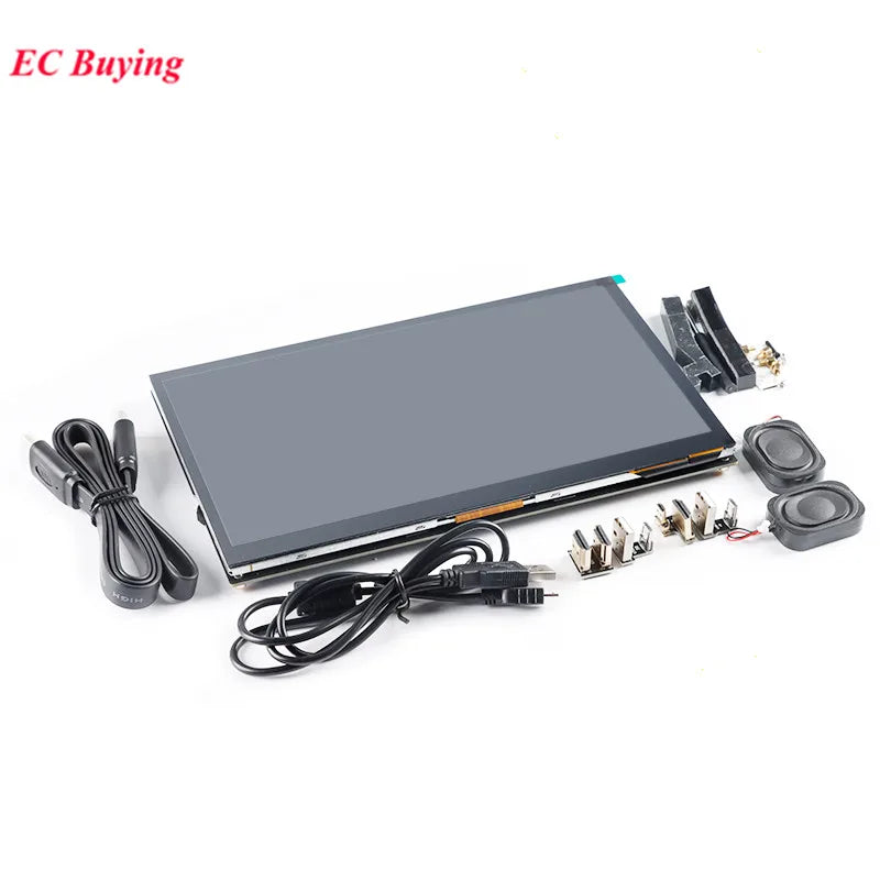 10.1" 10.1 Inch Hdmi Lcd Display Module Capacitive Touch Screen 1024x600 Ips Hd Full Viewing Angle With Raspberry Pi B 3b+/4b