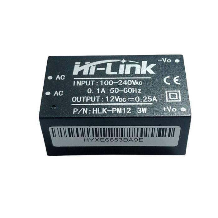 Hi Link Hlk Pm12 12v/3w Switch Power Supply Module