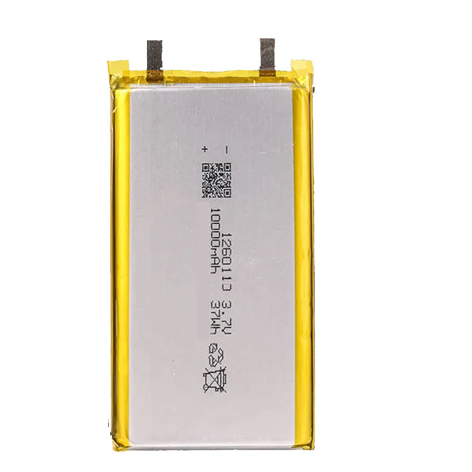 High Quality 3.7v 10000mah 1260110 Polymer Lithium Ion Li-ion Rechargeable Battery For Toy Power Bank Gps Table E-book Batteries