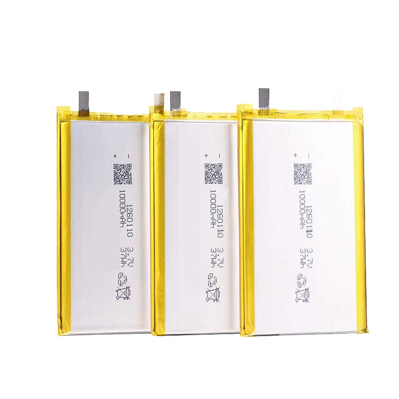 High Quality 3.7v 10000mah 1260110 Polymer Lithium Ion Li-ion Rechargeable Battery For Toy Power Bank Gps Table E-book Batteries