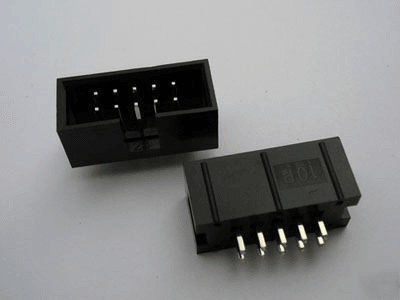 Dell Dc3-10p Jtag Isp Socket Straight Idc Box Headers Connector 10 Pins 2x5 2.54mm Pitch Box Headers 10p Femp Ale Connector