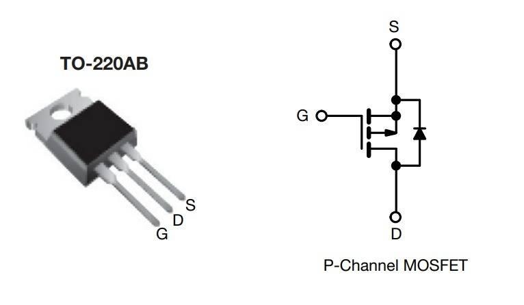 Irf9530n P Channel Mosfet Orignal ( Used )