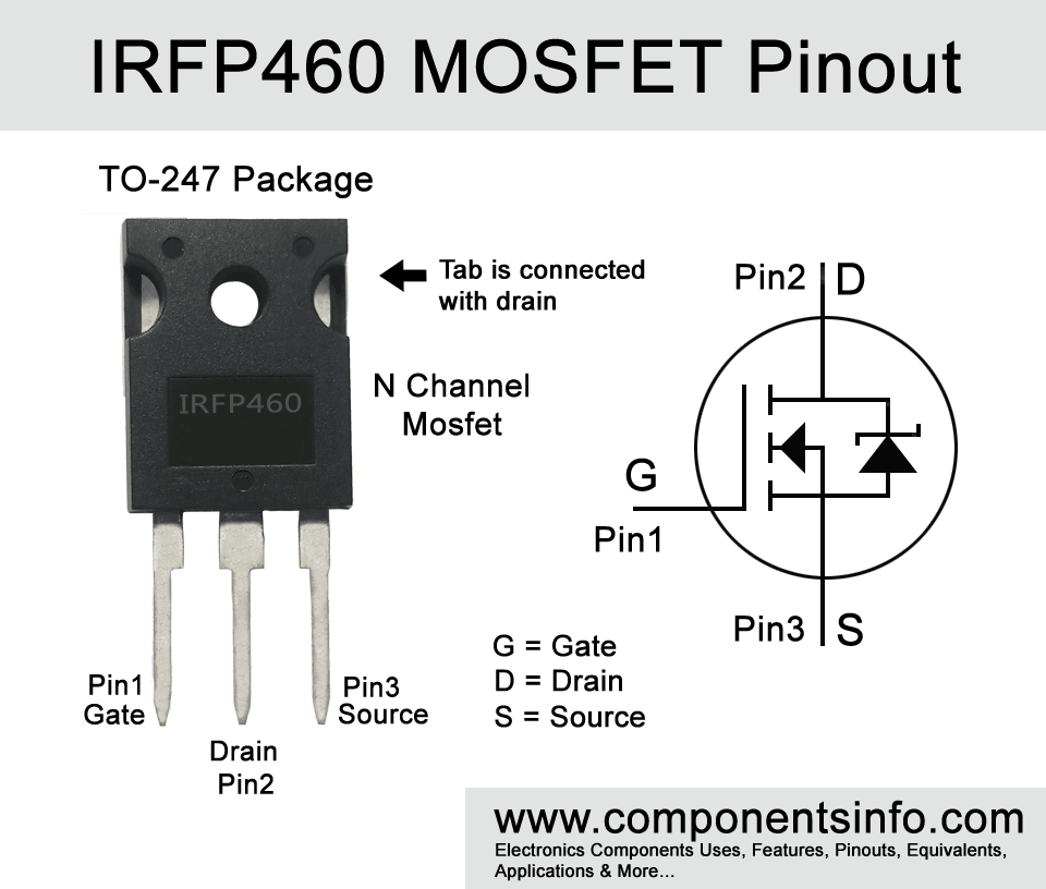 Pull Out Irfp460 Power Mosfet