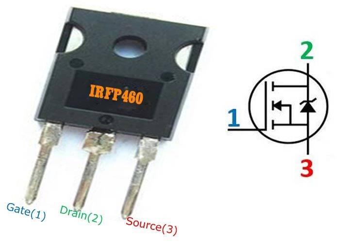 Pull Out Irfp460 Power Mosfet