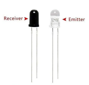 Ir Infrared Led Transmitter And Receiver Pair For Arduino/raspberry-pi/robotics