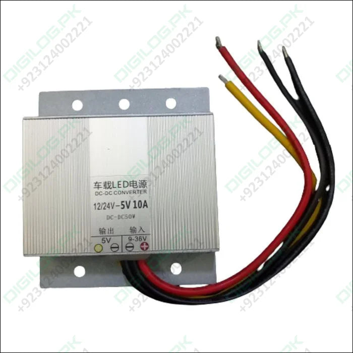 Input 12v-24v To Output 5v 10a 50w Dc To Dc Step Down Converter Voltage Regulator