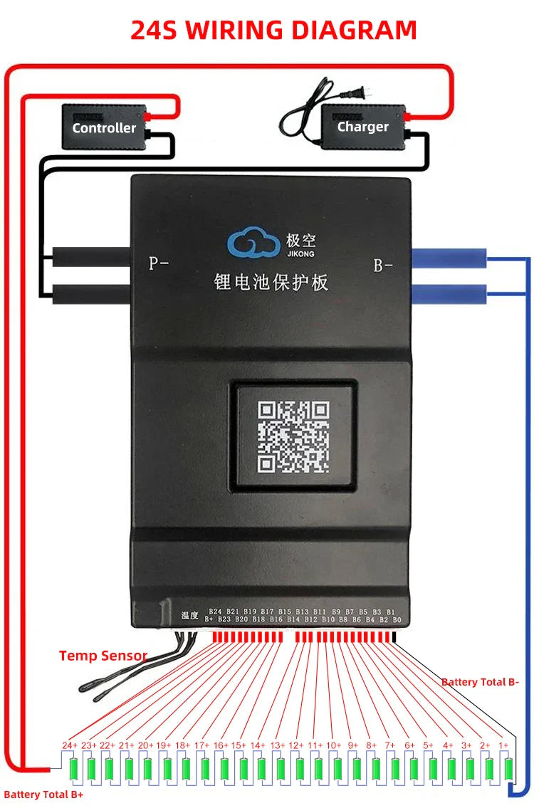 Jikong Jk-bd6a24s-10p Jk Smart Active Balance Bms Board 7s-24s 100a 0.6a Balancing Current