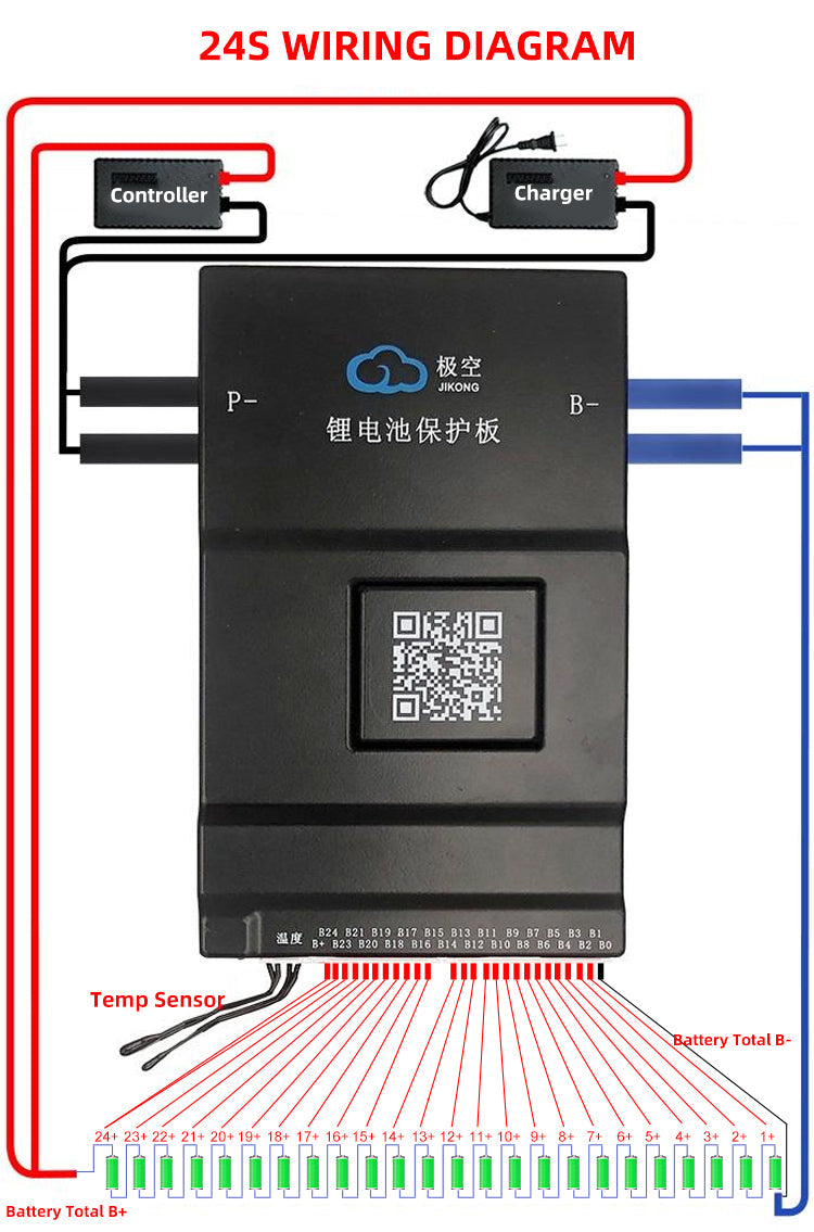 Jikong Jk-bd6a24s-10p Jk Smart Active Balance Bms Board 7s-24s 100a 0.6a Balancing Current