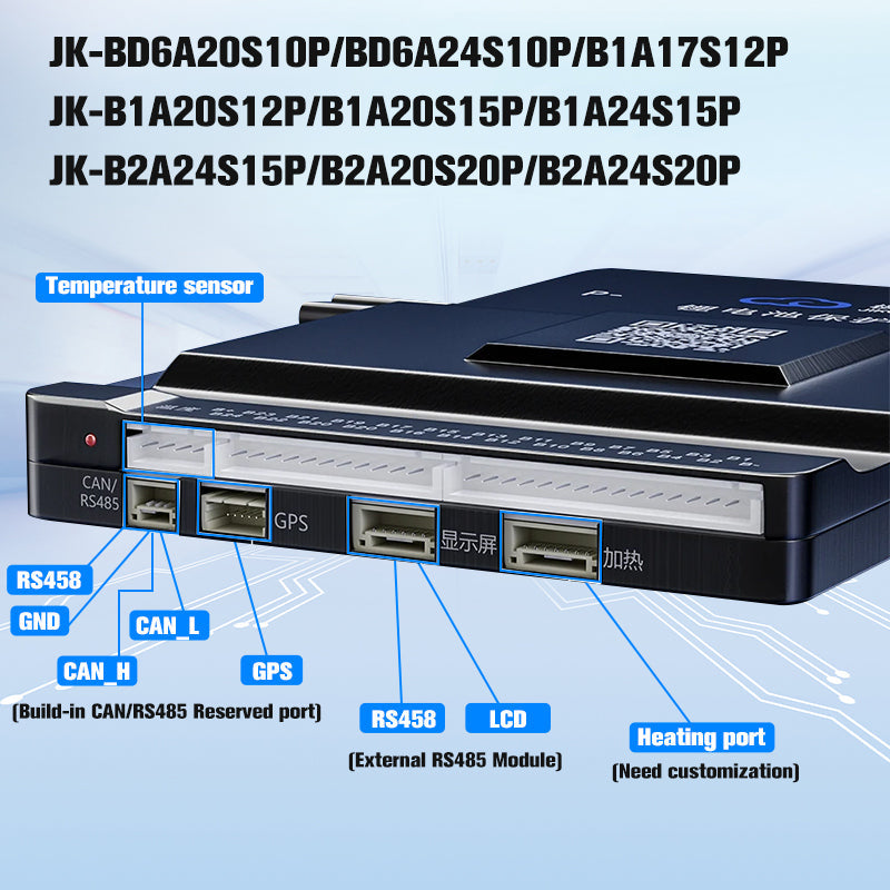 Jikong Jk-bd6a24s-10p Jk Smart Active Balance Bms Board 7s-24s 100a 0.6a Balancing Current