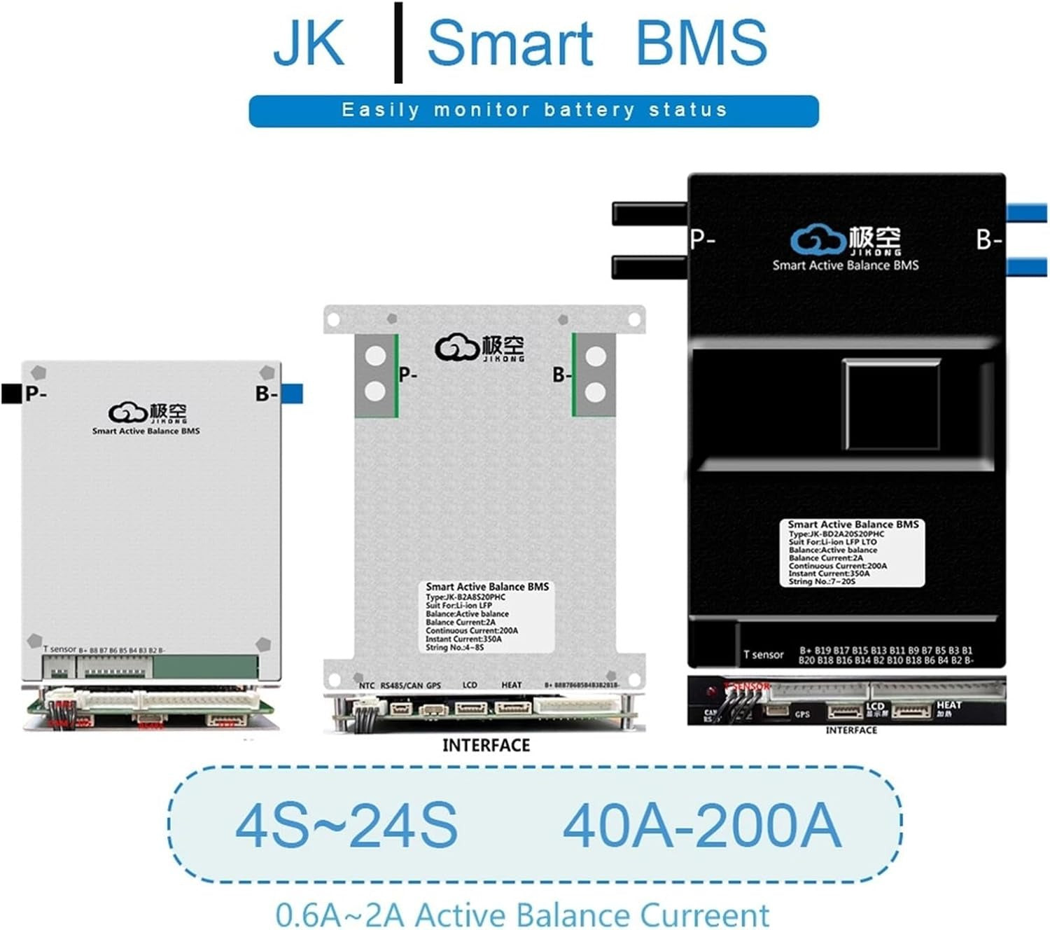 Jk 24s 60a Smart Bms With 400ma