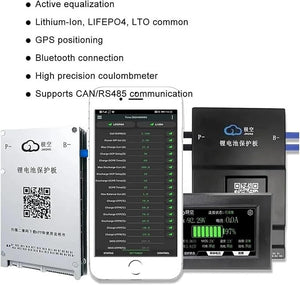 Jk 8s 60a Bms 400ma Active Balancing Smart Battery Management System