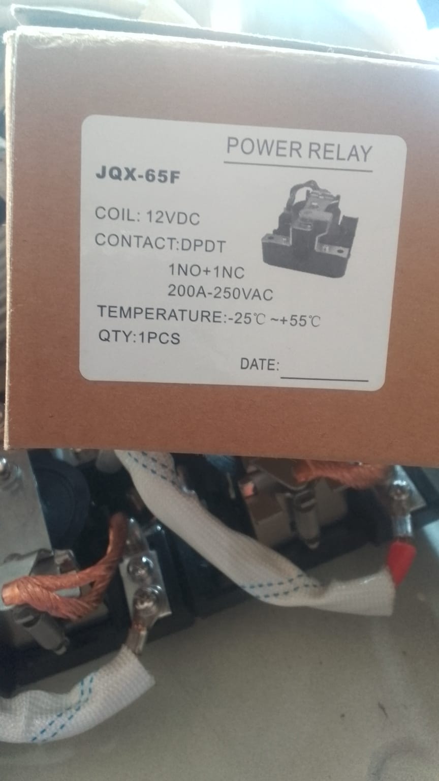 Jqx 65f 12v Relay