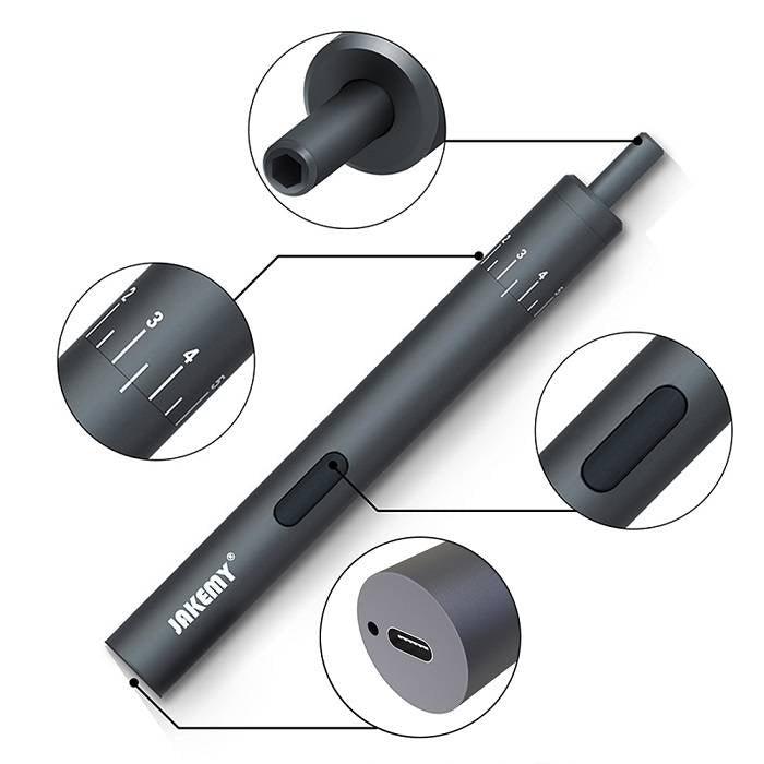 Jakemy 39 In 1 Adjustable Torque Electronic Screwdriver Screw Driver Tools Set Kit