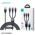 Joyroom S-a18-1t3 30w 3-in-1 Fast Charging Cable Type-c To L+c+m 1.2m - Black