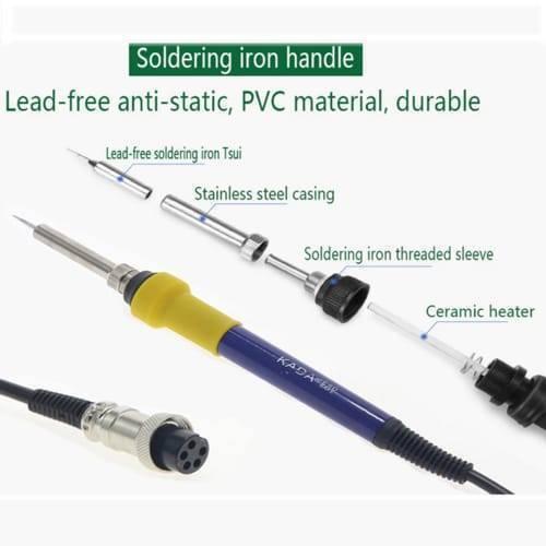 Kada903d Kada 903d Digital Hot Air Gun Soldering Iron Smd Rework Station 15v 2a With Regulated Power Supply 3 In 1 Multifunction Desoldering Station