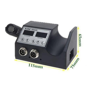 Kada Digital Smd Rework Station 8892d 2 In 1 Hot Air Gun And Soldering Iron Welding Station With Nozzle