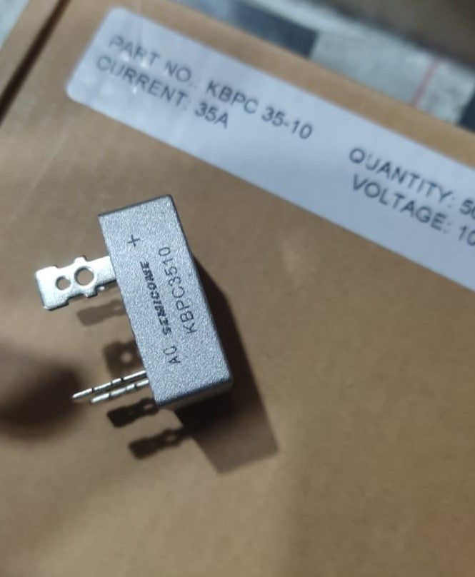 Kbpc3510 Bridge Rectifier Diode - Single Phase, Metal Case, 1000v 35a
