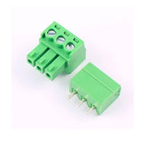 3pin 15edg-y 3.81mm Kf2edg 3.5mm Pcb Screw Terminal Blocks Connector Plug Pin Right Angle 3.81mm Pitch Header Socket