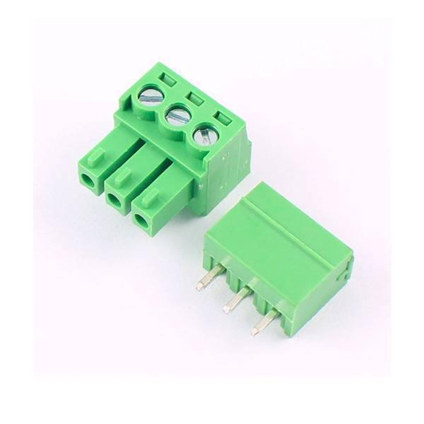 3pin 15edg-y 3.81mm Kf2edg 3.5mm Pcb Screw Terminal Blocks Connector Plug Pin Right Angle 3.81mm Pitch Header Socket