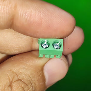 Kf 350 /kf 126 250v 10a 5mm Pitch Green Color 2 Pin Screw Terminal Connector Tblock