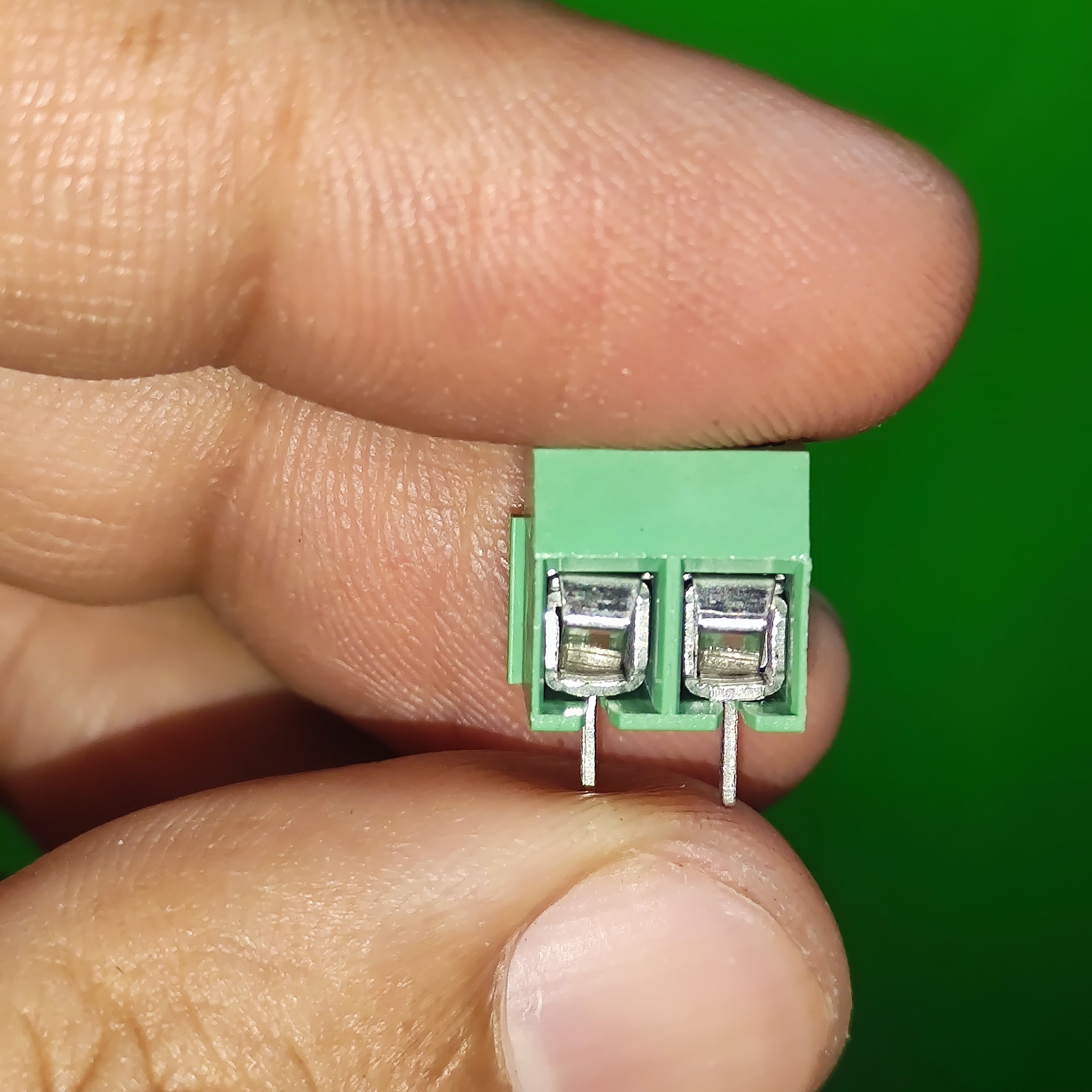 Kf 350 /kf 126 250v 10a 5mm Pitch Green Color 2 Pin Screw Terminal Connector Tblock