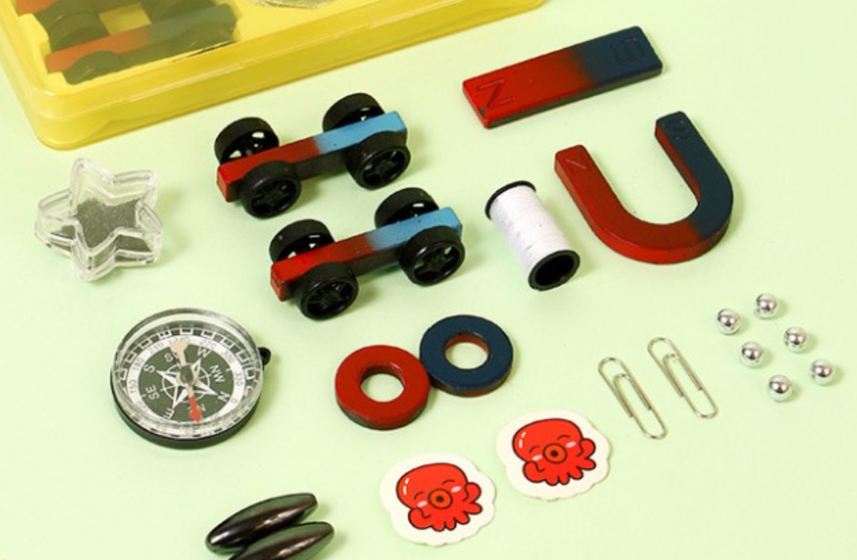 Kids Stem School Learning Magnet Power Kit - Science Experiment D