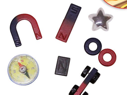 Kids Stem School Learning Magnet Power Kit - Science Experiment D