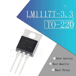 Ld1117v33 Ams1117 Lm1117 3.3v Regulator To220 Package