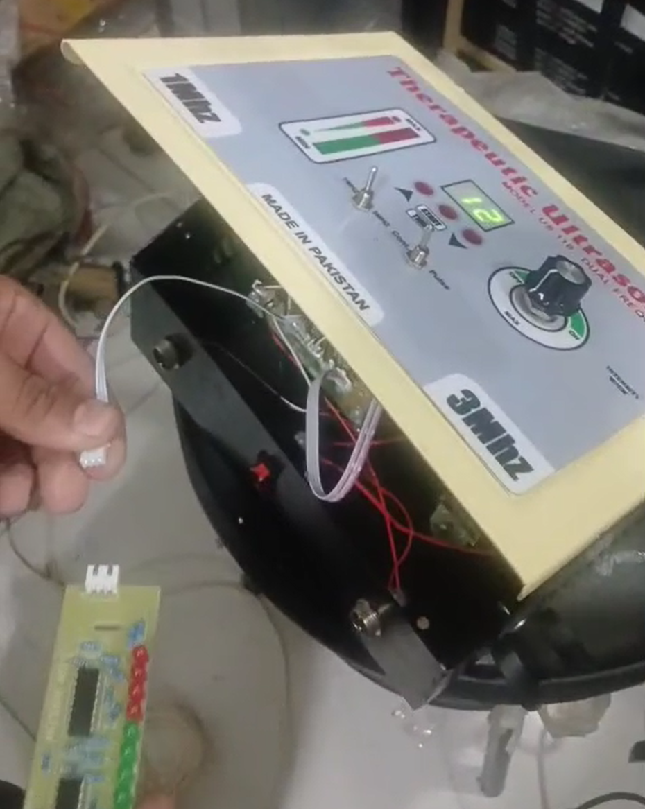On Demand LED Bar Graph Of Therapeutic Ultrasound Machine For Specific Client