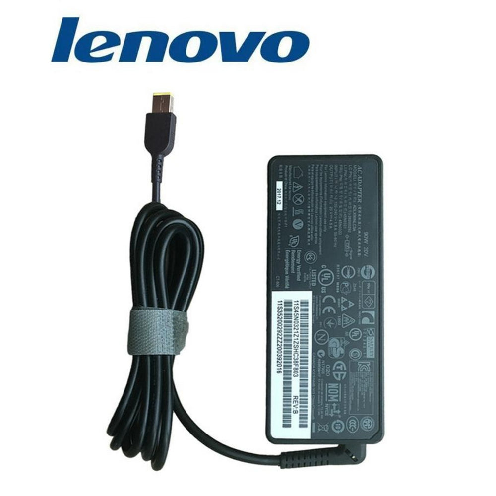 Lenovo Laptop Charger 90w 20v 4.5a Usb Slim Tip Power Adapter