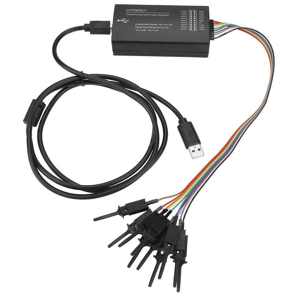 Lht00su1 Virtual Oscilloscope Logic Analyzer I2c Spi Can Uart Full-featured Signal Generator With 16mhz Max Sampling Rate