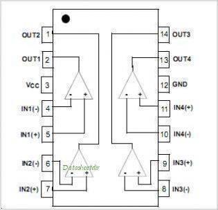 Differential Comparator Ic Lm2901n