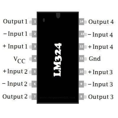 Lm324 Smd General Purpose Op Amp Ic