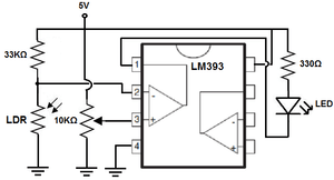 Lm393 Dual Differential Comparator Ic