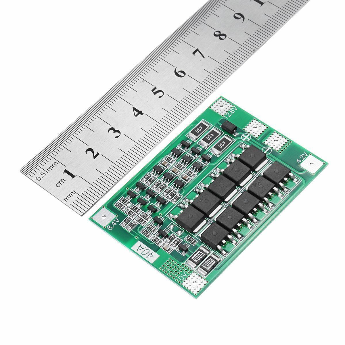 3s 40a Bms 11.1v 12.6v 18650 Lithium Battery Protection Board With 100ma Balancing Feature