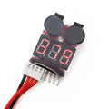 Lipo Buzzer Battery Voltage Indicator Volt Meter Battery Level Tester 1s-8s With Buzzer