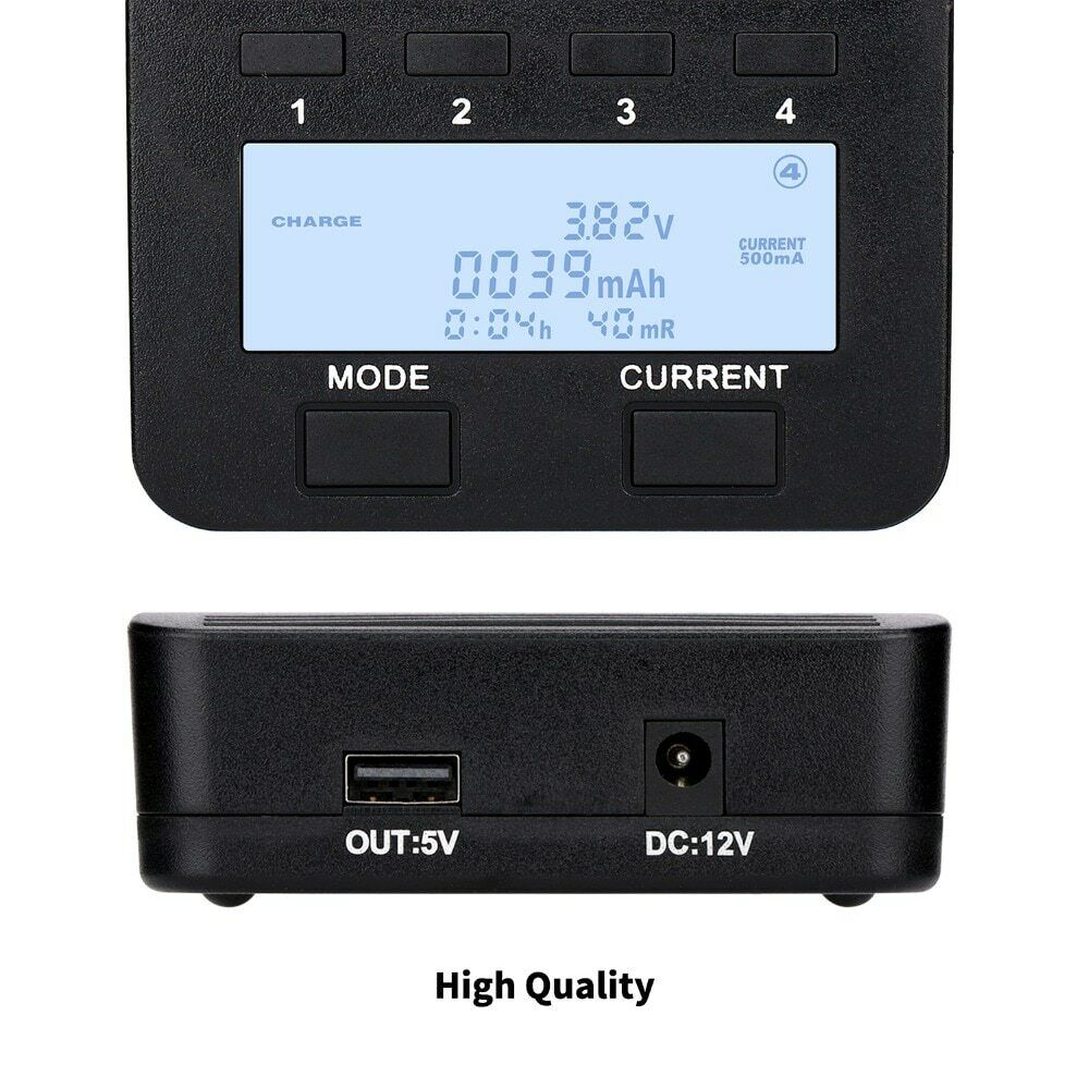 Liitokala Lii-500 Lcd Display 18650/26650 Speedy Rechargeable Lithium Battery Charger with Adaptor