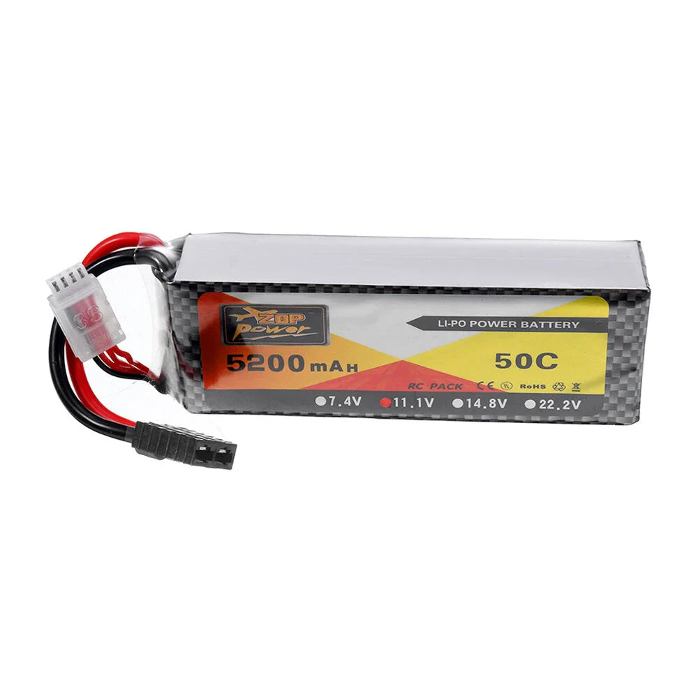 Pre-Order Lipo battery 5200mAh 11.1V 50C 3S Li-po 3 cell DJI quadcopter li-po